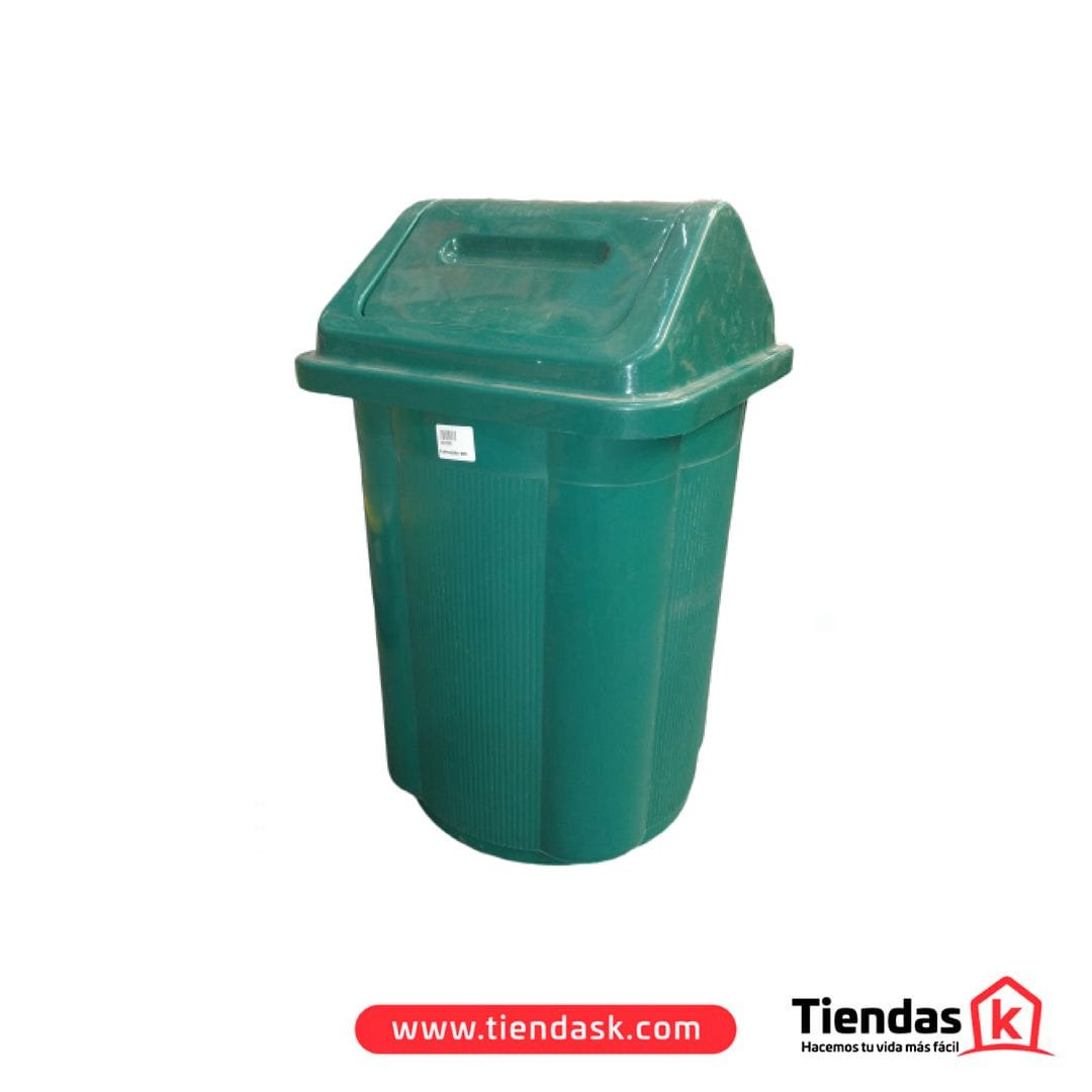 Papelera Brizna 35 Lts Semicuadrada Vaiven Verde 3715