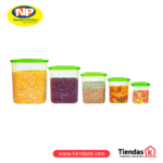 JUEGO DE RECIPIENTE DESPENSA NOVO X 5 NP REF  11336