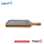 TABLA CON PLANCHA PARA CHURRASCO 39CM*18CM CONTINENTAL