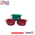 VASO DE NOCHE PLÁSTICO MED  22 (22CM ANCHO*10 CM AL) C/SURTIDO CANTIPLAST