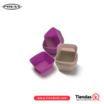 CAPACILLOS DE SILICONA SET 12 UNID CUADRADOS PRESS REF  77234