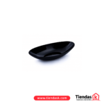 BANDEJA OVALADA NEGRO 21.4X5CM PP09008B