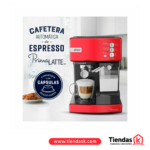 CAFETERA AUTOMATICA ESPRESSO OSTER COLOR ROJO