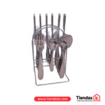 CUBIERTO 24 PCS PORTAL DEL HOGAR DORADO REF JA20599