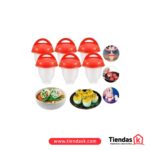 MOLDE DE SILICONA X 6 UNID PARA HUEVOS SILICONE EGG BOIL REF XF-10602