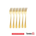 SET DE TENEDOR X 6 DORADO REF: LF0067