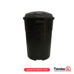 TANQUE 105 LITROS NEGRO C/TAPA REF 1219 COLPLAST