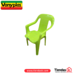 SILLA BAMBINI VERDE LIMON VANYPLAST