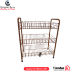 ORGANIZADOR 3 NIVELES FRUTERO ORO ROSA REF 479