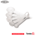 CUCHARAS PLASTICAS MEDIDORAS SET  5 UND REF   76821