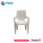 SILLA REGINA C/BRAZO RATTAN AVELLANA REF 800