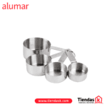 SET 4 TAZAS MEDIDORAS ACERO INOX REF TAATI-008005