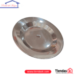 PLATO 23.5*23.5 CM ACERO REF JA1176