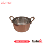 OLLA ACERO INOXIDABLE ORO ROSA C/ASA
