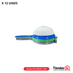 DOCENA DE COLADOR PLASTICO MED C/MANGO ECO 17 INMENSA REF 90495