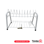 LOCERO DE TUBO 2 NIVELES COLOR BLANCO REF 008 COLALAMBRES