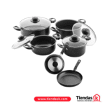 COMBO BATERIA 8 PIEZAS + SET X2 SARTENES 20 - 24 CM UNIVERSAL REF: L39255