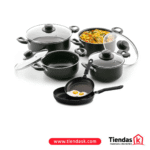 COMBO BATERIA 8 PIEZAS + SET X2 SARTENES 20 - 24 CM UNIVERSAL REF: L39255 - Imagen 4