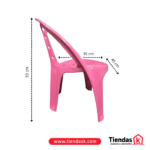 SILLA KINDER ROSADA - ANDECOL REF MP0232 - Imagen 4