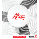 VENTILADOR ALTEZZA ASF-1651 DE PIE BLANCO 16 PULGADAS BASE CRUZ TIBURON - Imagen 4